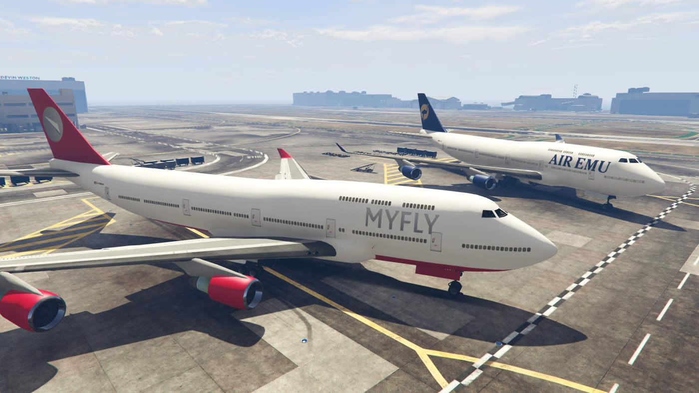 Texturas Jet MyFly y Air Emu [YTD]